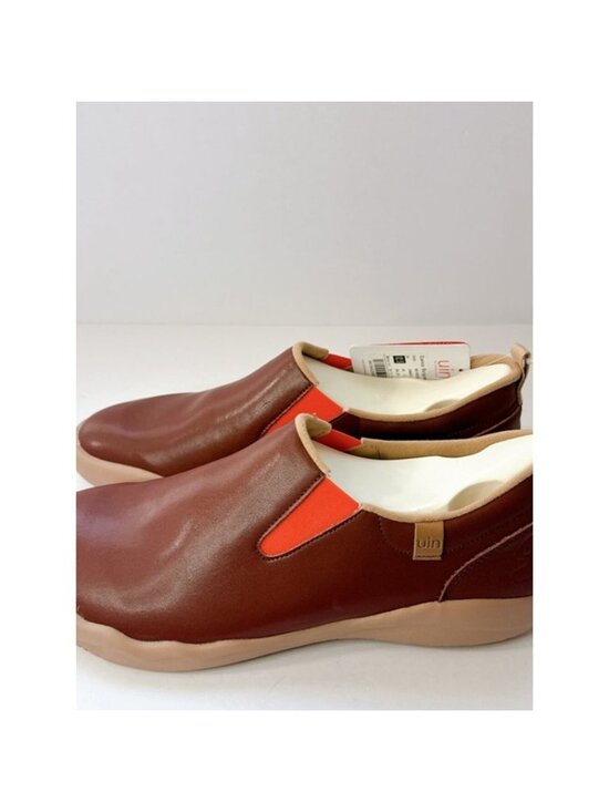 Men\'s Size 12.5 UIN Cuenca Burgundy Slip On Shoes Leather Comfort main image 9